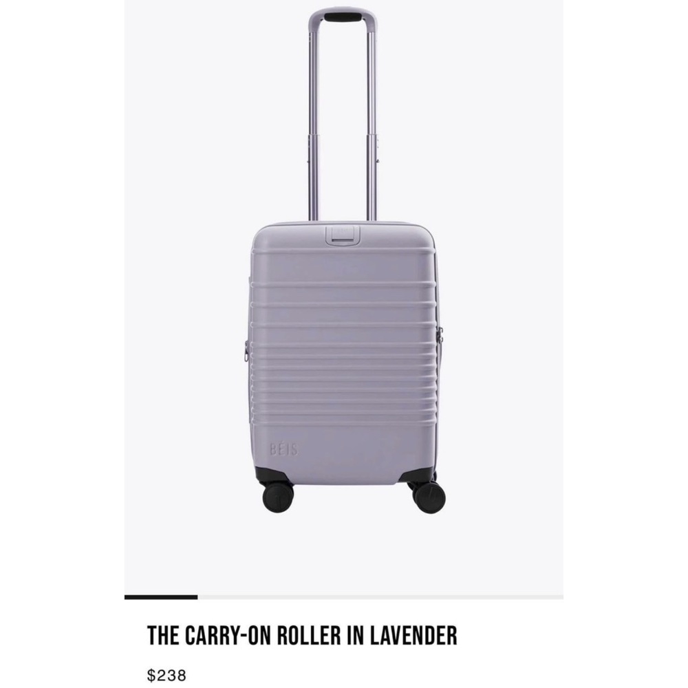 Beis NWT Carry On Roller in Lavender